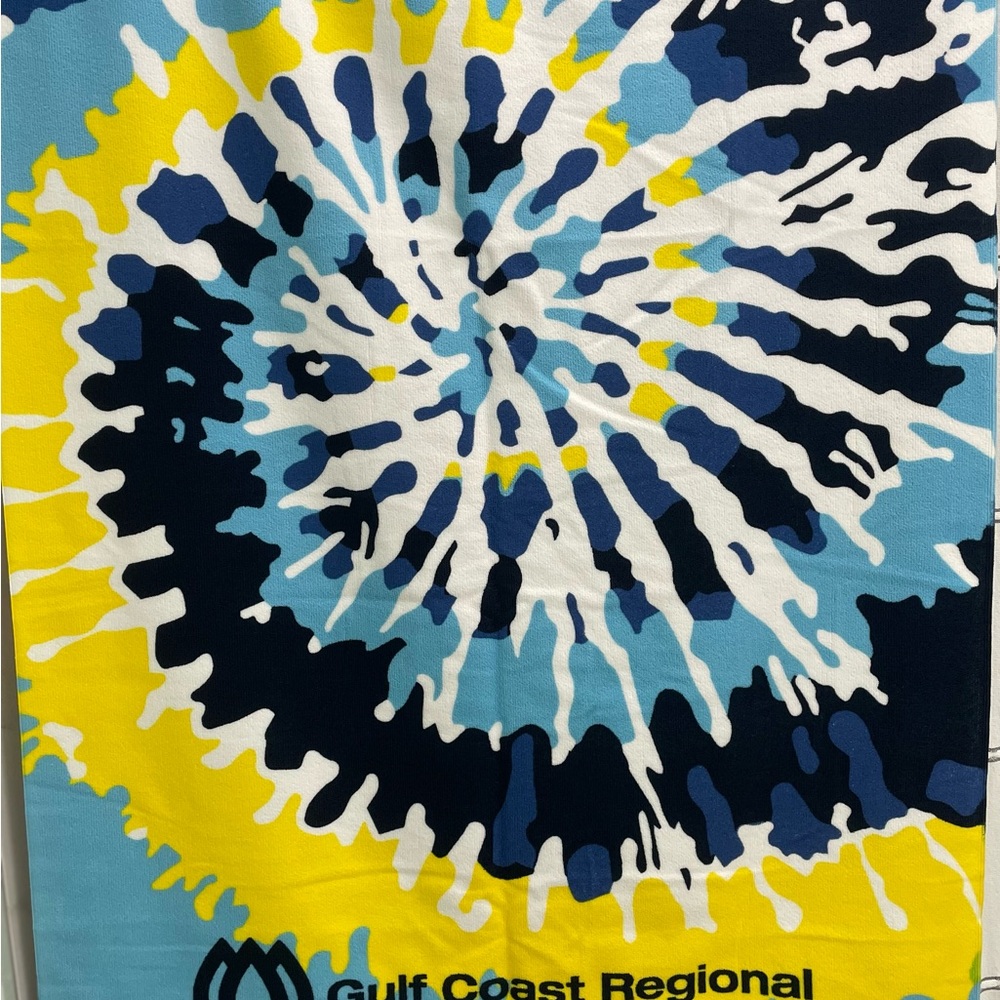Tie-Dye Beach Towel